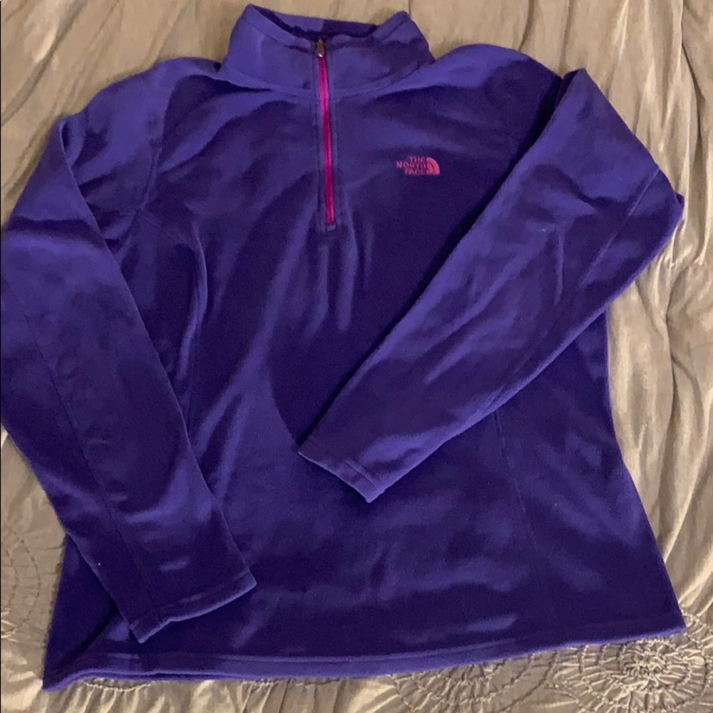 North face 1/4 zip lightweight fleece